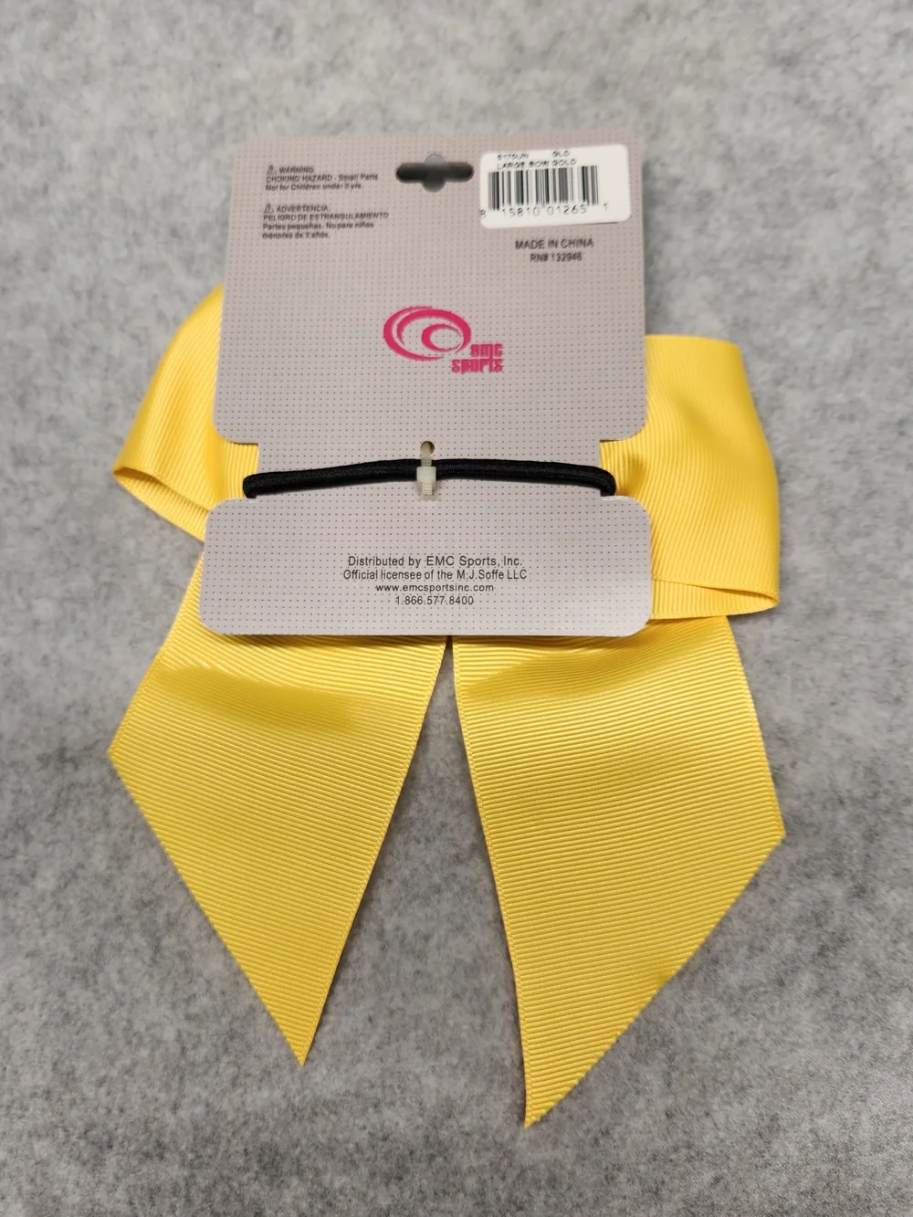 3 Pack-Soffe Yellow Grosgrain Hair Bow